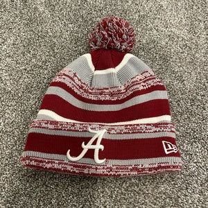 NCAA Alabama Crimson Tide New Era College NE14 Sport Knit Beanie, One Size, Red